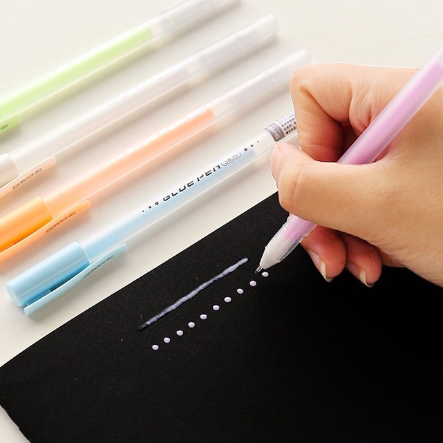 Keo Dán Hình Cây Bút Nhiều Màu Sắc Cho Sổ Lưu Niệm/Sổ Tay Trường Học