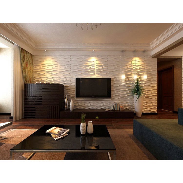 Ốp nhựa 3D trắng