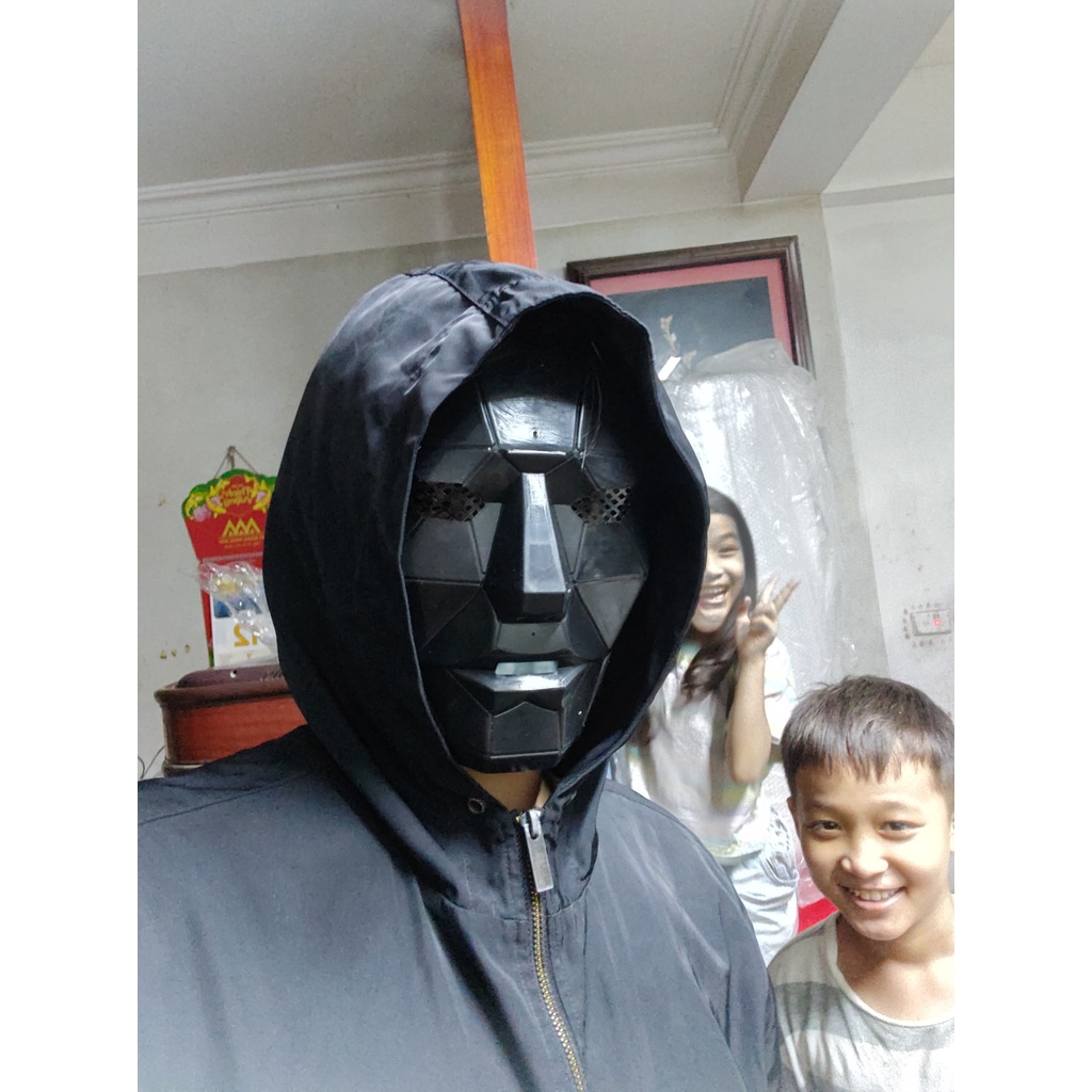 ✅CÓ SẴN✅Mặt nạ hoá trang cosplay nhân vật lính hình tròn tam giác hình vuông phim Squid Game trò chơi con mực Halloween