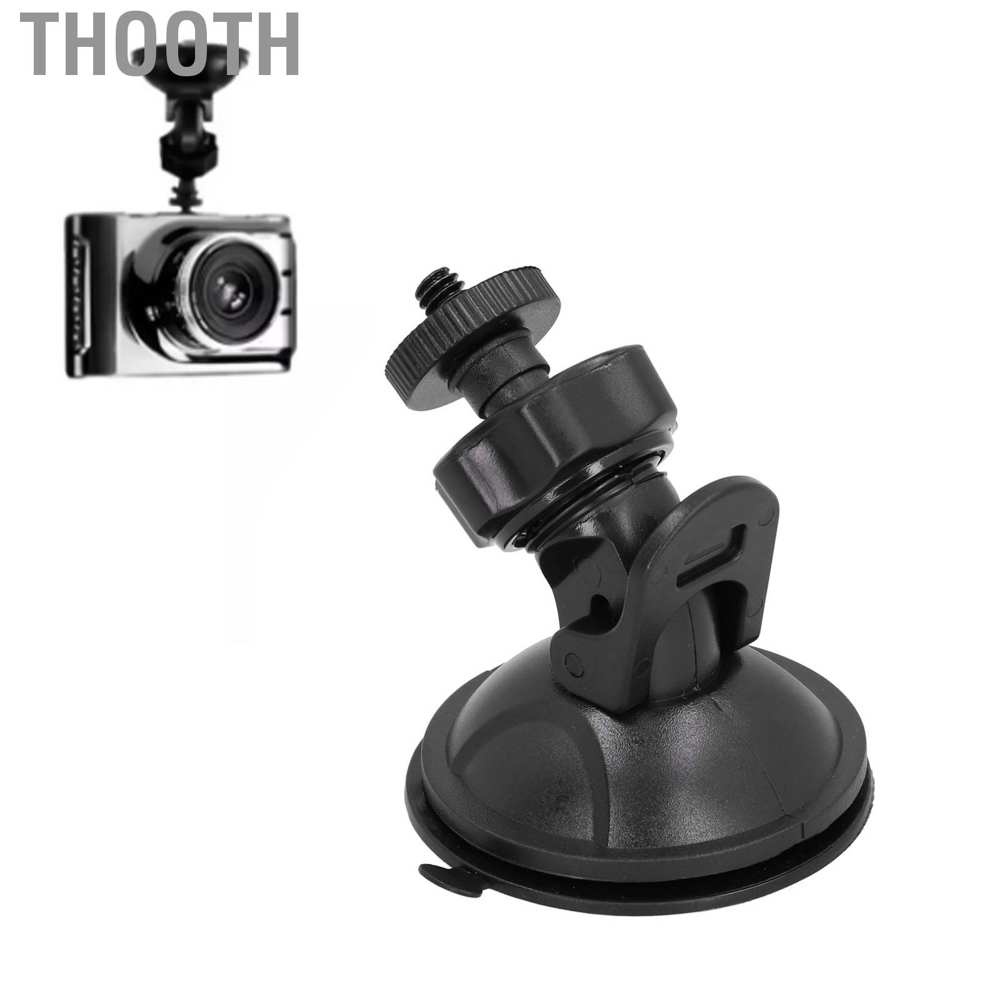 Giá đỡ máy ảnh có giác hút 1/4 inch màu đen gắn kính chắn gió xe hơi cho DV GPS | BigBuy360 - bigbuy360.vn