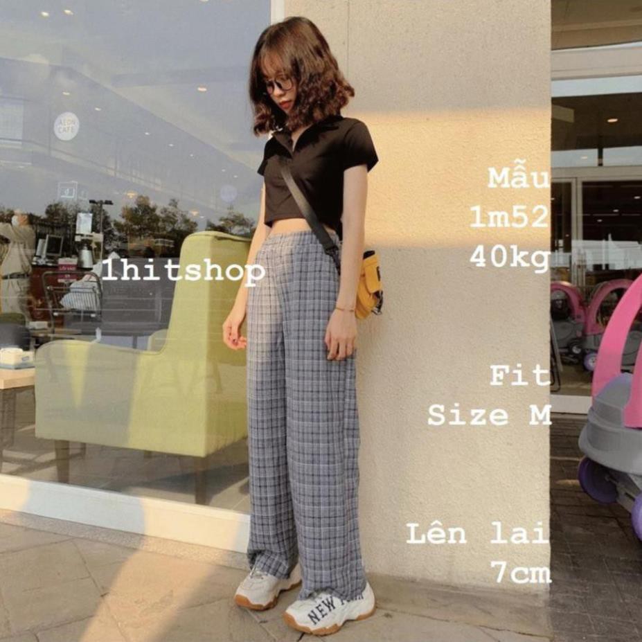 Quần CARO ỐNG RỘNG C23 Unisex (Cùng FORM với CARO 12 MÀU)