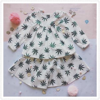 Set hoa Cotton thiết kế cho bé yêu