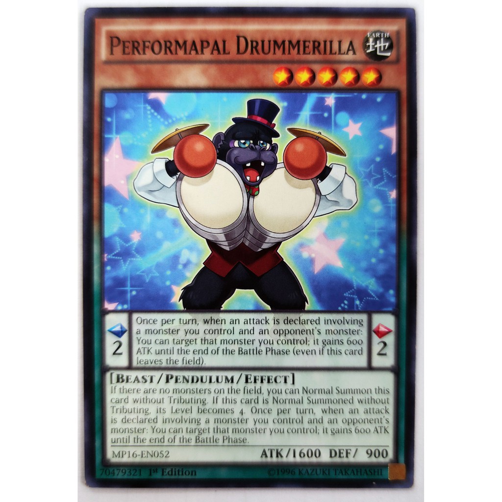 [Thẻ Yugioh] Performapal Drummerilla |EN| Common (ARC-V)