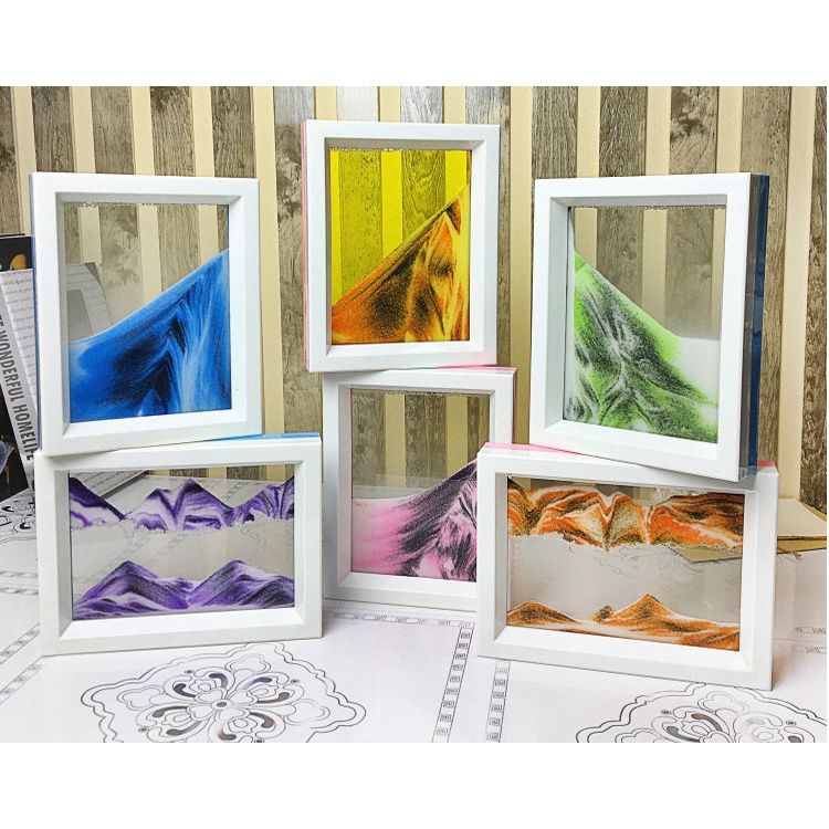Tranh cát chuyển động 3d phù hợp làm quà sinh nhật lưu niệm trang trí bàn làm việc học tập