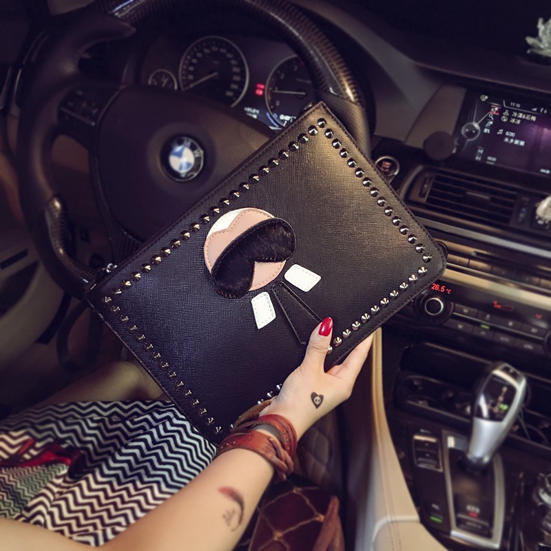 [Hàng Độc] Clutch sang chảnh-Ví Cầm Tay Siêu Sang-YESTORE-Ông già Fendi