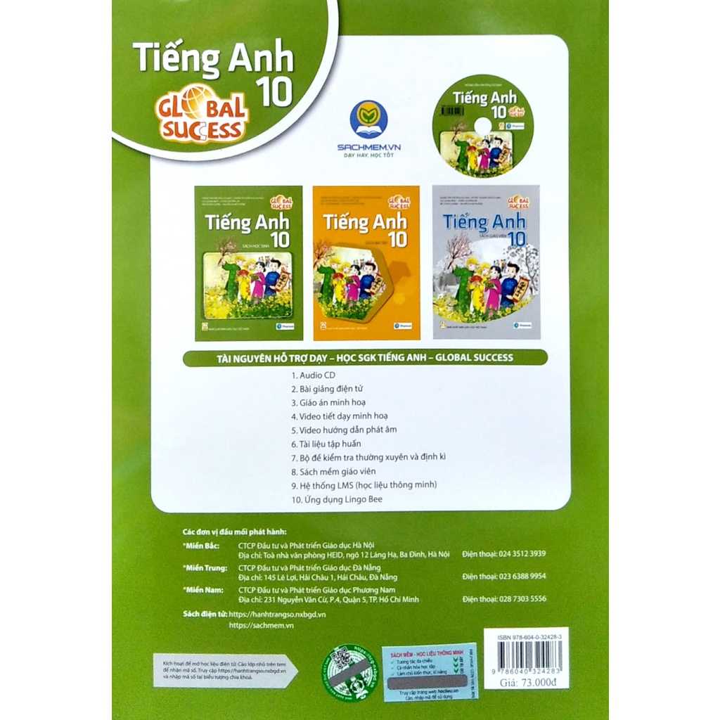 Sách Tiếng Anh Lớp 10 - Sách Học Sinh