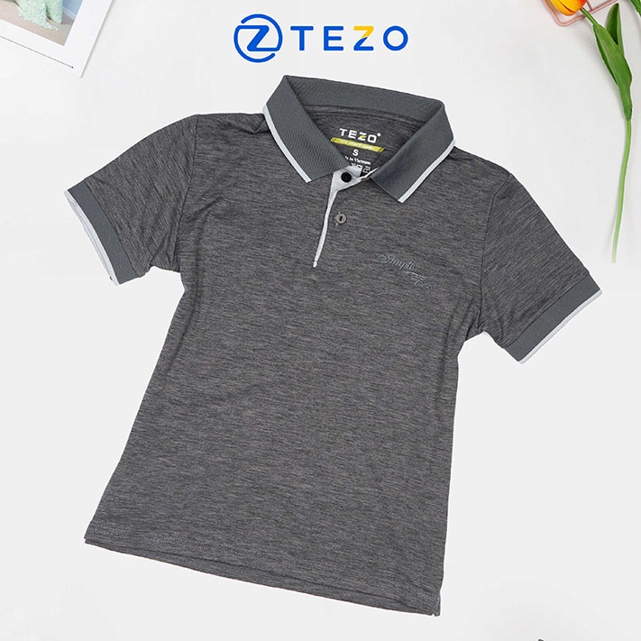 Áo polo nữ màu MELANGE Tezo năng động trẻ trung 2203APCT20