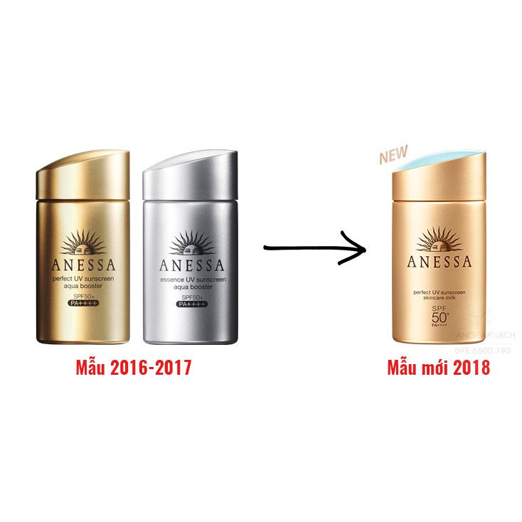 Kem chống nắng Shiseido Anessa Perfect UV Sunscreen Skincare Milk 60ml/Gel 90g