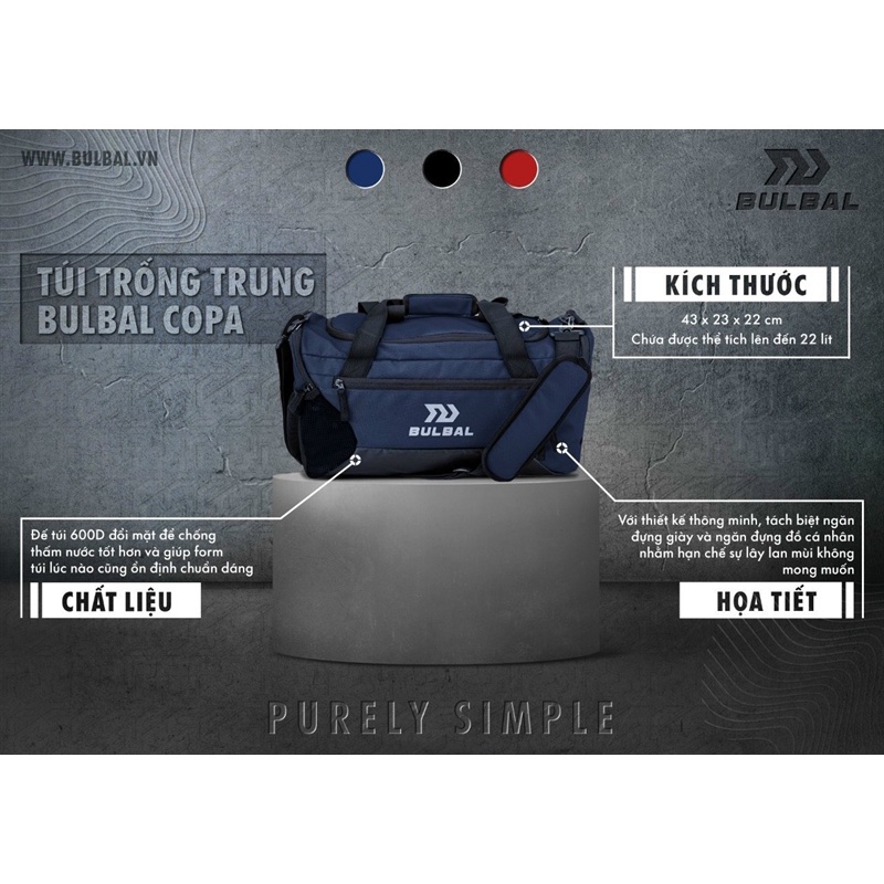 TÚI TRỐNG BUBALL T04 - ĐỎ