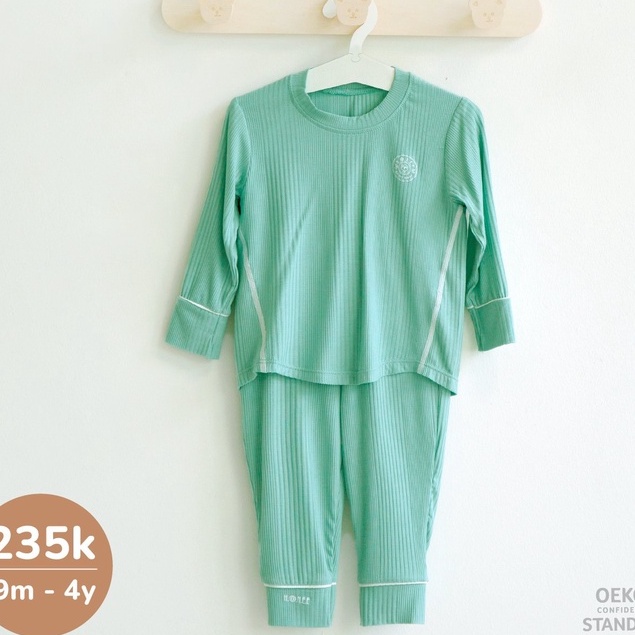 Hrnee - Bộ dài tay Modal Organic cho bé 8kg đến 16kg