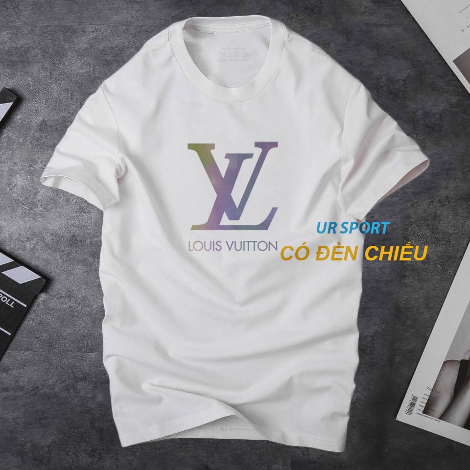 Áo Thun Nam Cổ Tròn VL phản quang 7 màu , vải Cotton co giãn dày dặn phông trơn basic tay ngắn nhiều màu | ur sport