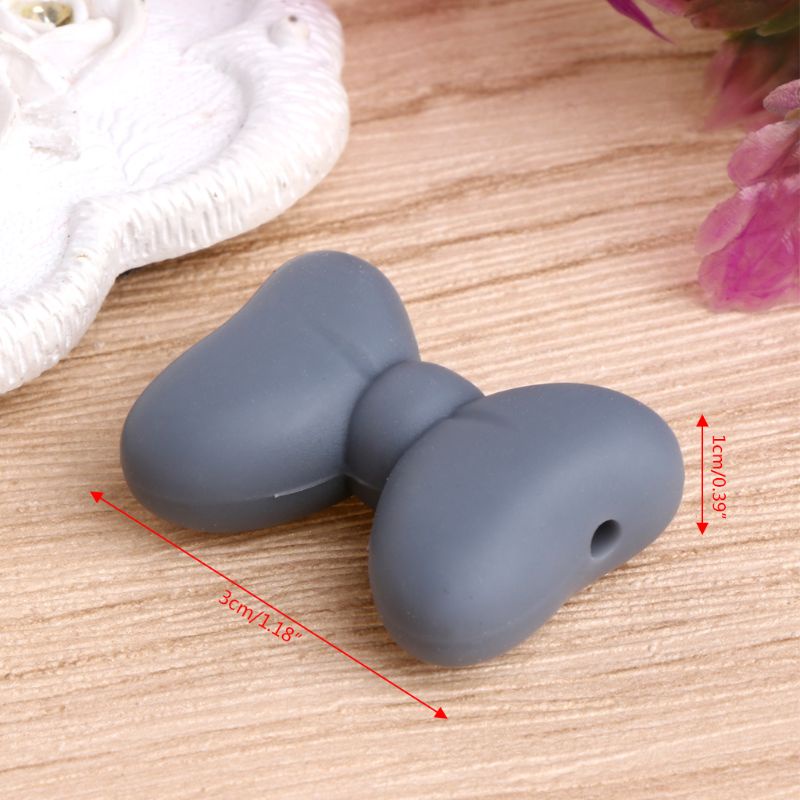 Đồ Chơi Nhai Gặm Kèm Mặt Dây Chuyền Bằng Silicon 5 Màu Sắc Tùy Chọn Cho Bé Trai / Gái