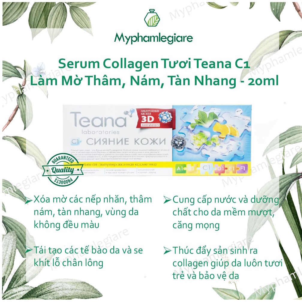 TEANA C1 mang lại ánh hào quang làn da sạm nám