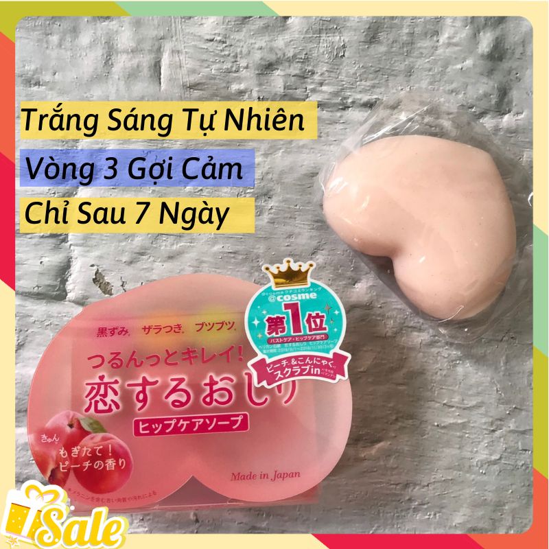 Xà Phòng Tắm Làm Trắng, loại bỏ thâm mông Pelican 80g Hàng Nội Địa Nhật Bản - Hiệu Quả Sau 7 Ngày Xà Bong Tắm | BigBuy360 - bigbuy360.vn