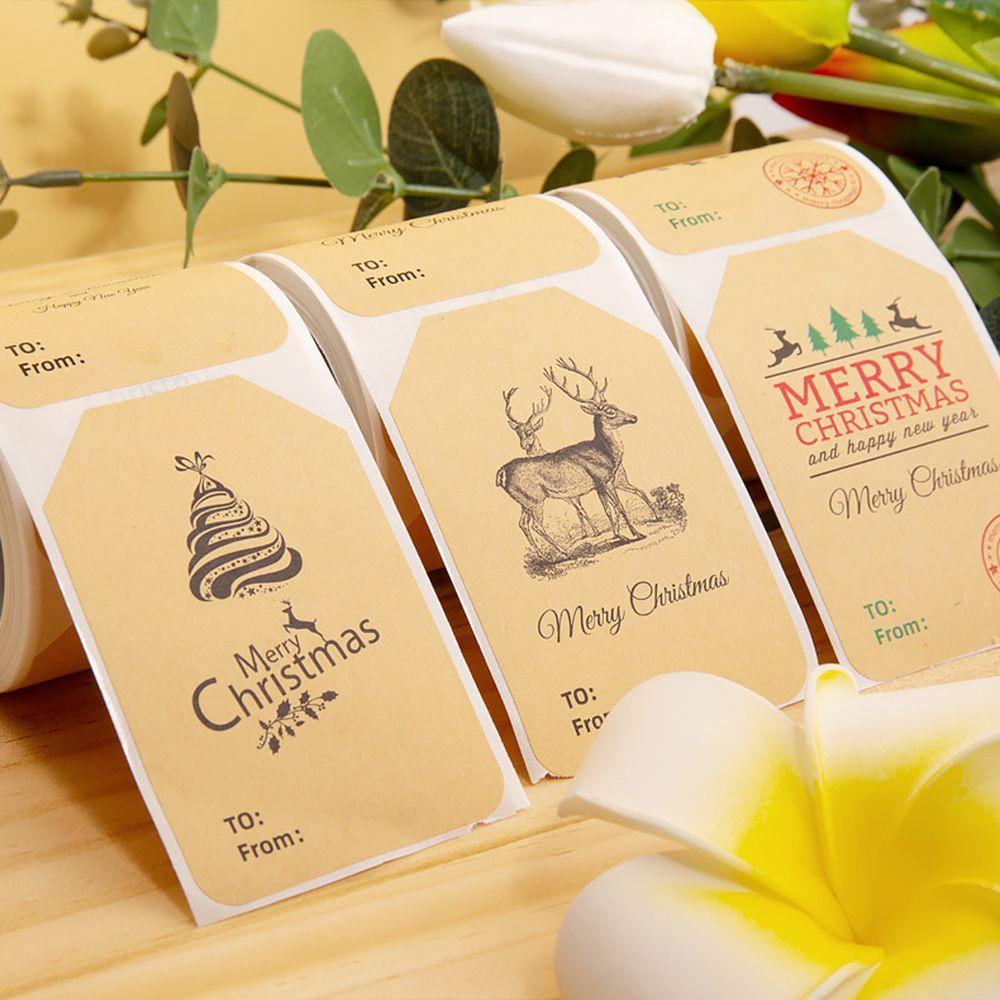 CHOOKEY Set 100 Nhãn Dán Trang Trí Hộp Bánh Kẹo DIY