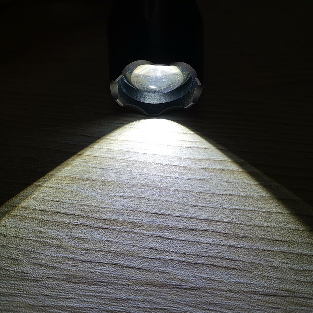 Đèn pin ALONEFIRE E17 T6+395NM LED UV màu đen siêu sáng chất lượng cao tiện lợi