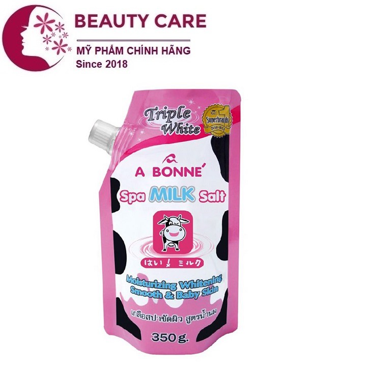 Muối tắm tẩy da chết A Bonne Spa Milk Salt 350g