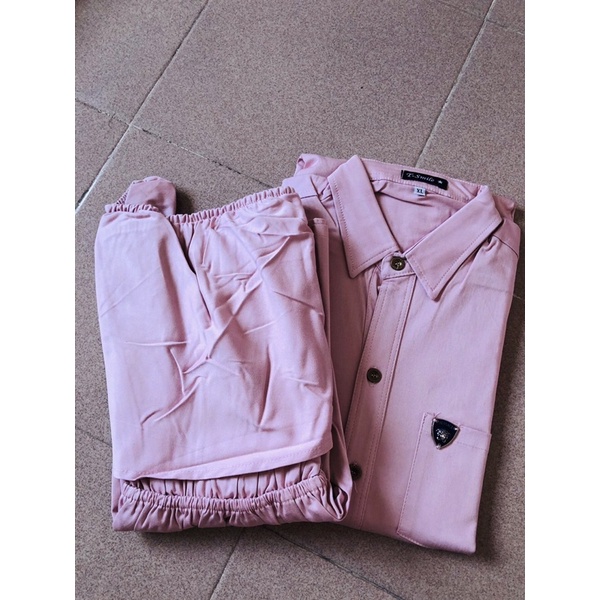 Váy sơmi trễ vai dáng dài sang trọng (có ảnh thật)