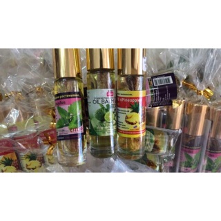 Dầu lăn thảo dược: hương sả, chanh, thơm, bạc hà