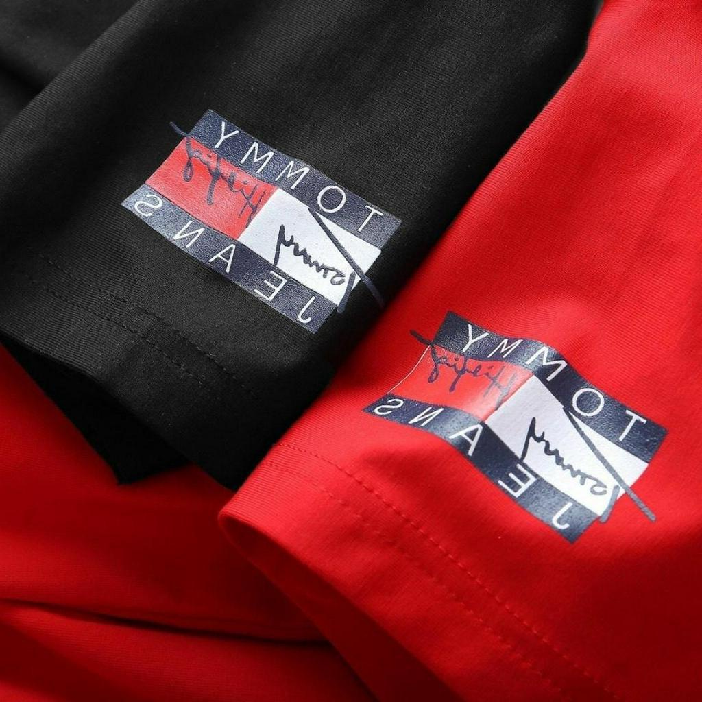 Áo thun nam cổ tròn tay ngắn, áo phông nam in hình cotton