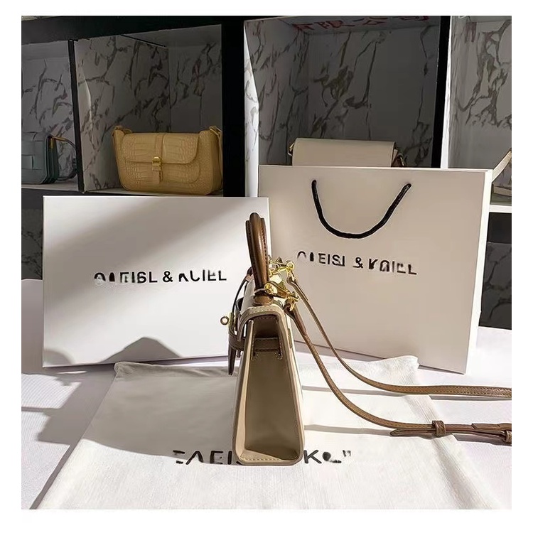 Túi xách đeo vai thiết kế màu tương phản trẻ trung cao cấp dành cho phái nữ