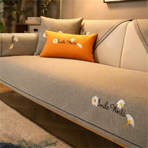 Đệm sofa bốn mùa bọc đa năng 123 kết hợp khăn tựa lưng chống trượt