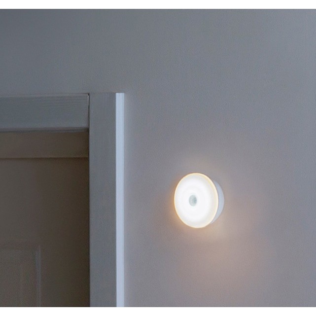 Đèn Led Tròn Cảm Biến Chuyển Động Dán Tường Sạc Pin (1W)