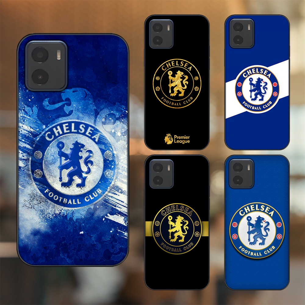 Ốp lưng Vivo Y15s, Y15a viền đen in hình Chelsea FC