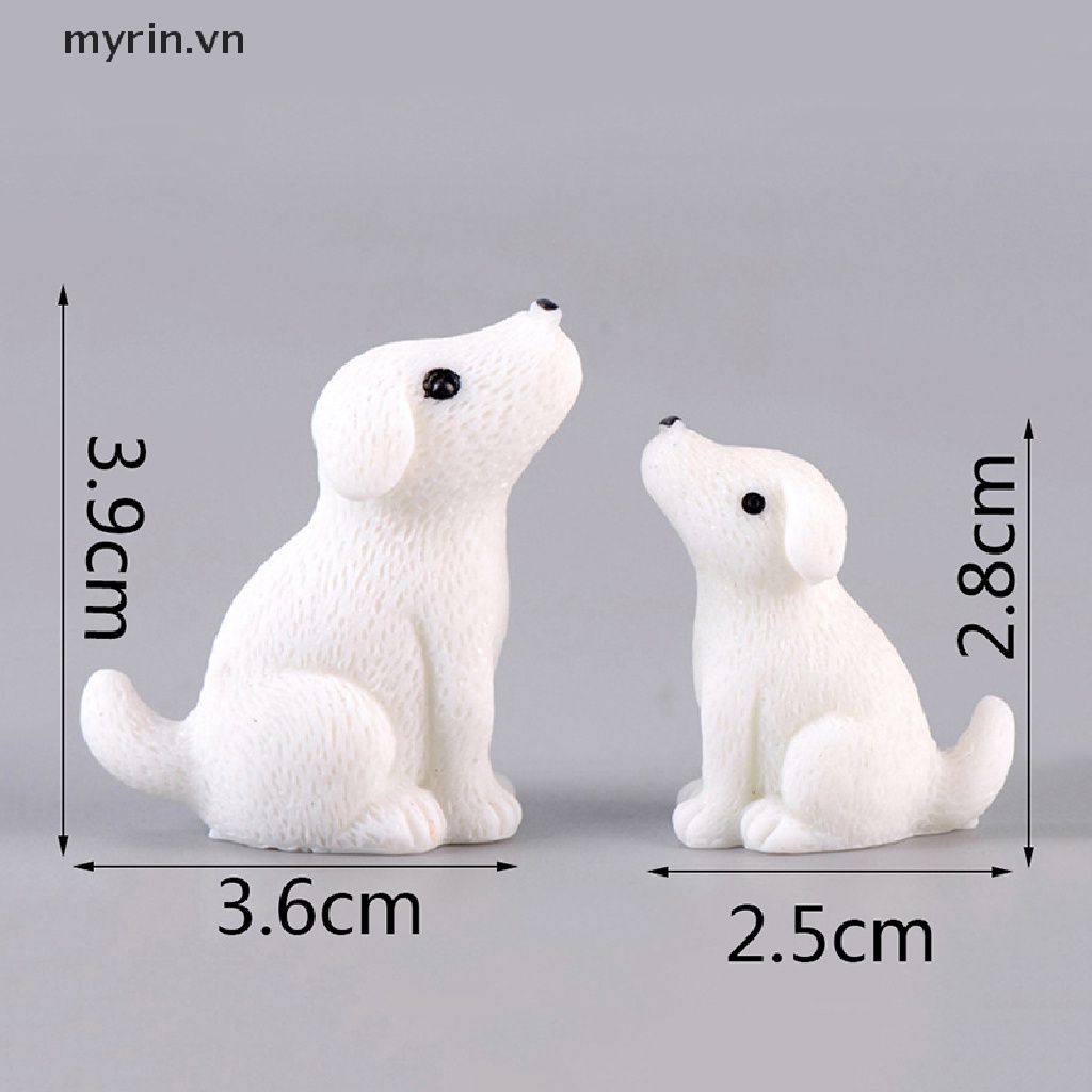 Đồ trang trí Chú Chó Mini Dễ Thương Dùng Trang Trí Sân Vườn