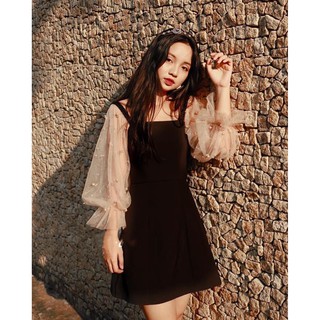 Đầm Dự Tiệc Tay Đính Ngọc