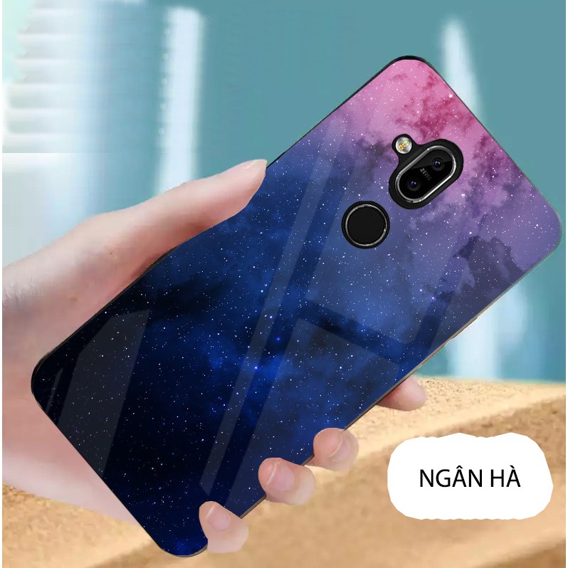 Ốp kính cường lực Nokia 8.1, X7 mặt kính gương bóng