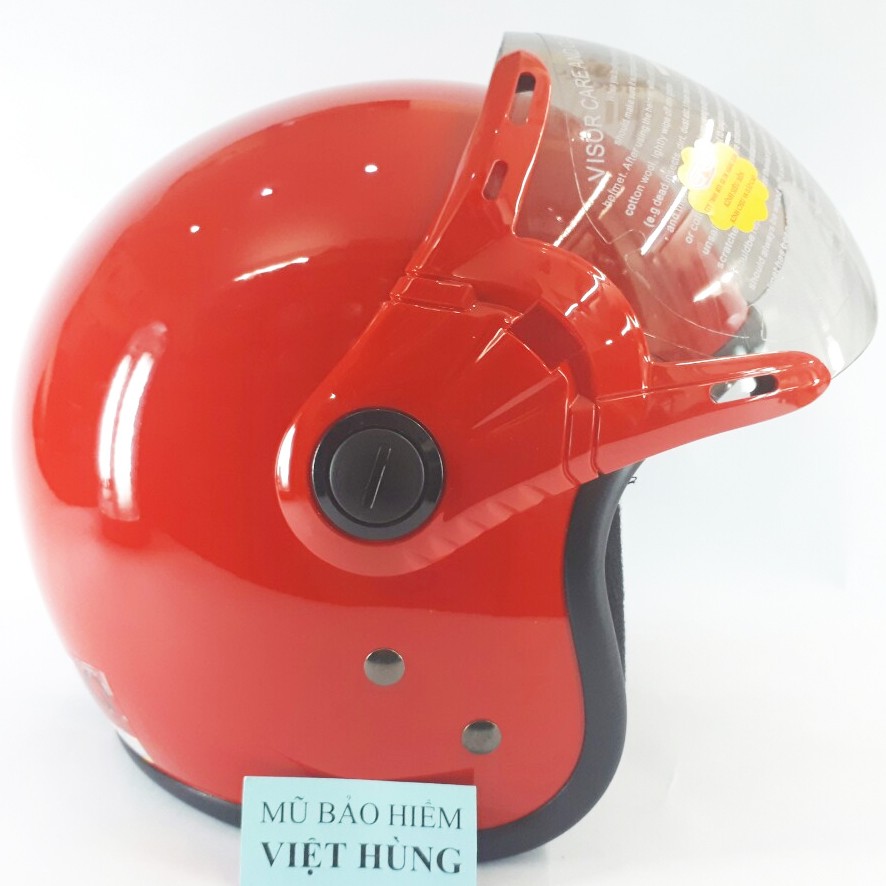 Nón bảo hiểm trùm đầu kính chống chói cao cấp - Hàng chính hãng - GRS A368K - Đỏ - Vòng đầu 56-58cm - Bảo hành 12 tháng