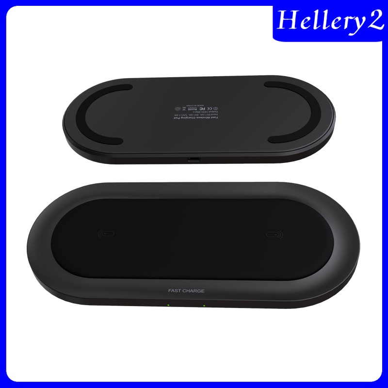 [HELLERY2] Wireless Fast Charger 20W Qi Dual Charging Pad Charger for Samsung Universal