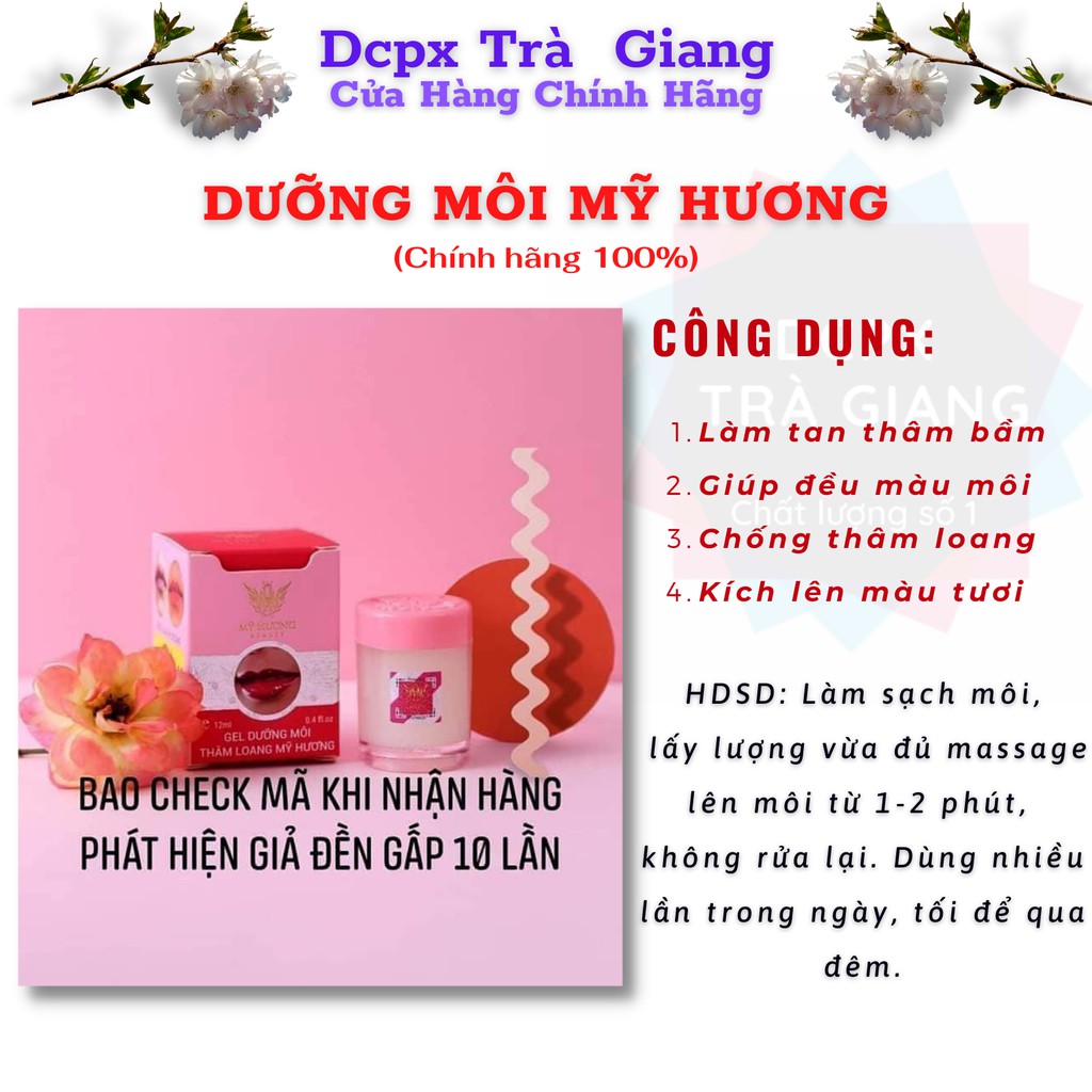 DƯỠNG MÔI MỸ HƯƠNG (Handmade)