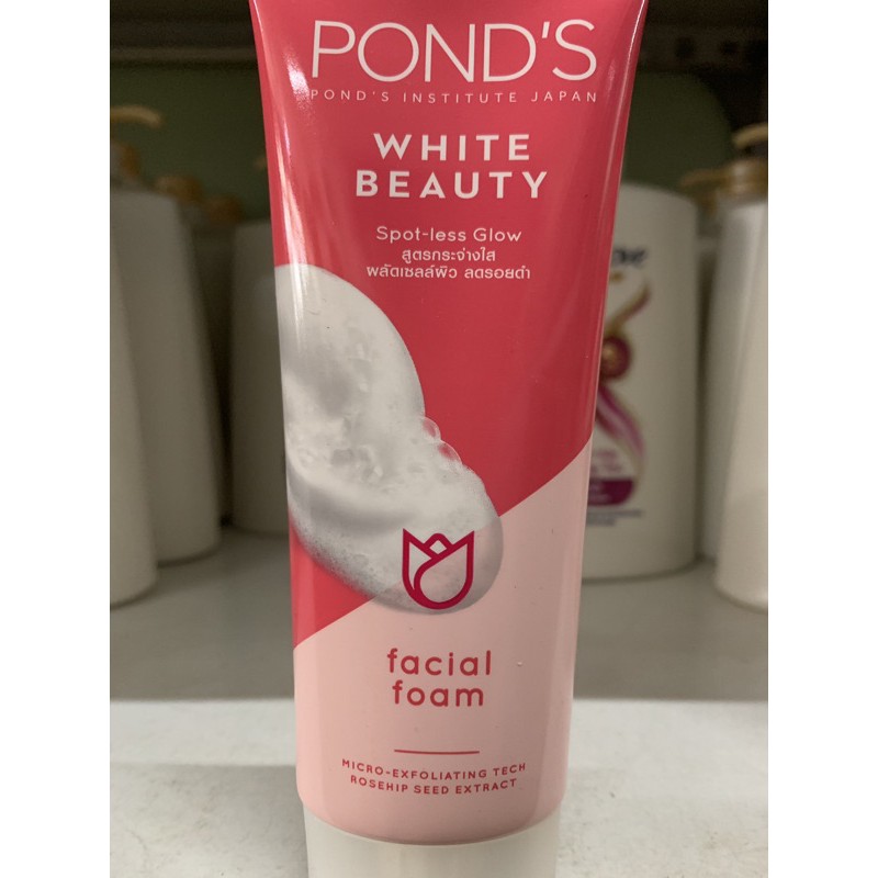 Sữa rửa mặt trắng hồng rạng rỡ Pond's White Beauty Pinkish White Facial Foam 100g