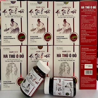 Thực phẩm bảo vệ sức khỏe HAIR NEW HÀ THỦ Ô ĐỎ lọ 60 viên