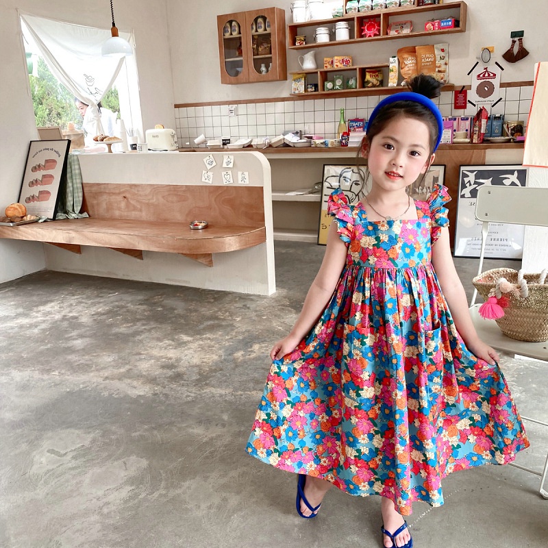 [SALE] VT20 Size90-130 (10-25kg) Váy Đầm cho bé gái (Đầm suông ngắn tay công chúa) Thời trang trẻ Em hàng quảng châu