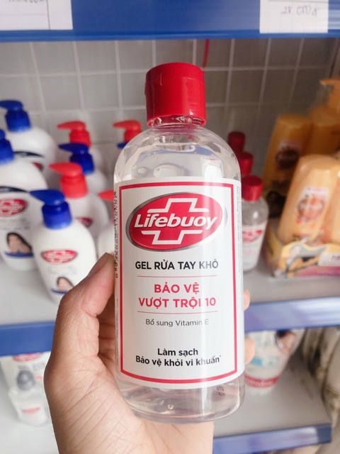 (SALE SỐC) NƯỚC RỬA TAY KHÔ LIFEBUOY 235ml nắp đỏ