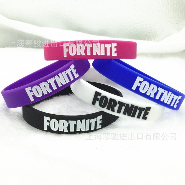 Vòng Tay Fortnite- Cao Su Dẻo - Chống Nước - Co Dãn Tốt - Hàng Có Sẵn