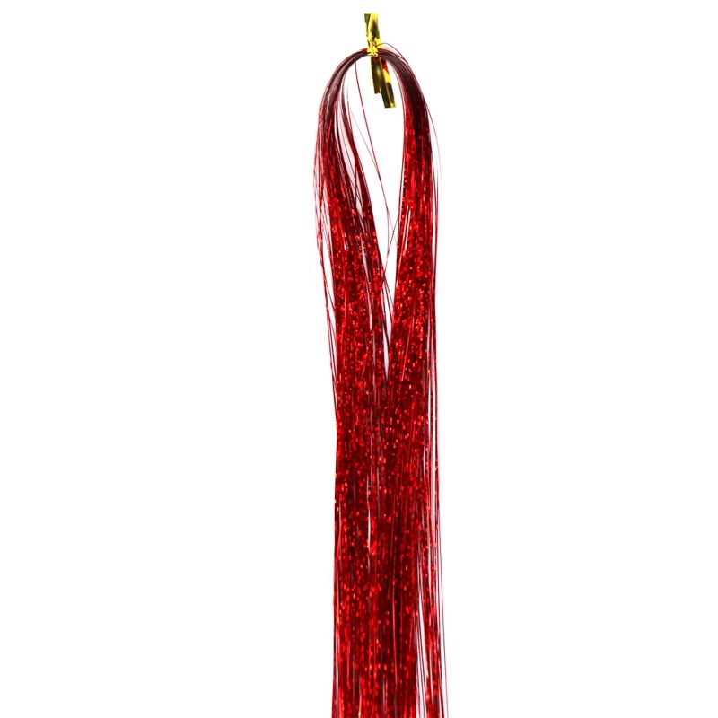 Bộ Tóc Giả Nối Dài 46cm Kèm 2400 Sợi Kim Tuyến Cho Nữ
