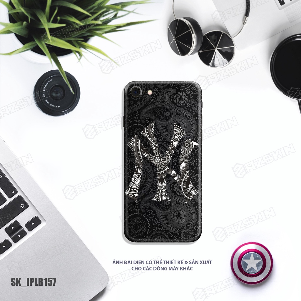 Miếng Dán Skin Full Lưng Viền IPhone Hình Họa Tiết NY |SK_IPLB157| Film 3M Nhập Khẩu, Cắt Khuôn Sẵn, Chống Nước, Bền Màu