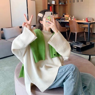 Áo len ulzzang form rộng