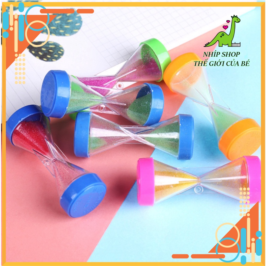 Đồng hồ cát bằng nhựa cho bé đồng hồ bấm giờ cho - Nhíp Shop