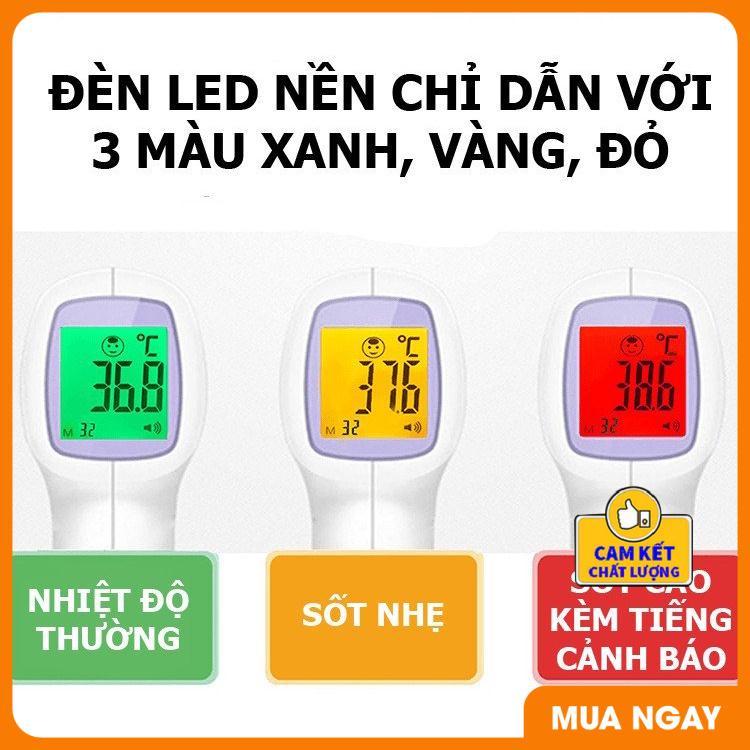 [Tặng Pin] Nhiệt kế điện tử, máy đo thân nhiệt hồng ngoại đo trán AD-801 Thích hợp sử dụng trong gia đình