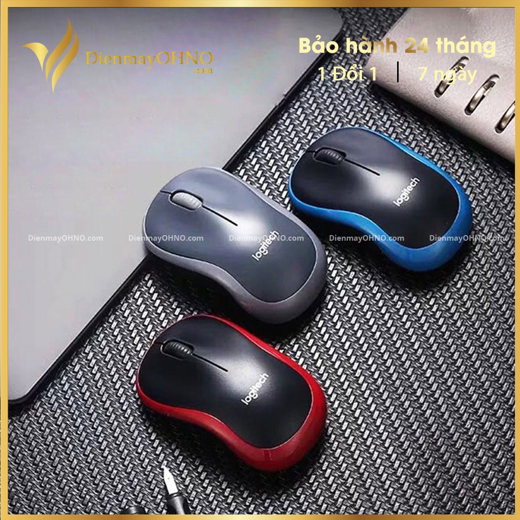 Chuột Bluetooth Logitech M186 Chính Hãng Chuột Máy Tính Gaming Laptop Chơi Game Không Dây Wireless – OHNO Việt Nam