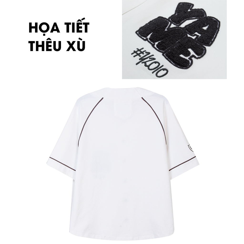 Áo Khoác Bóng Chày Nam Nữ Form Rộng Đơn Giản Y2010 Nguyên Bản Ver9 20476