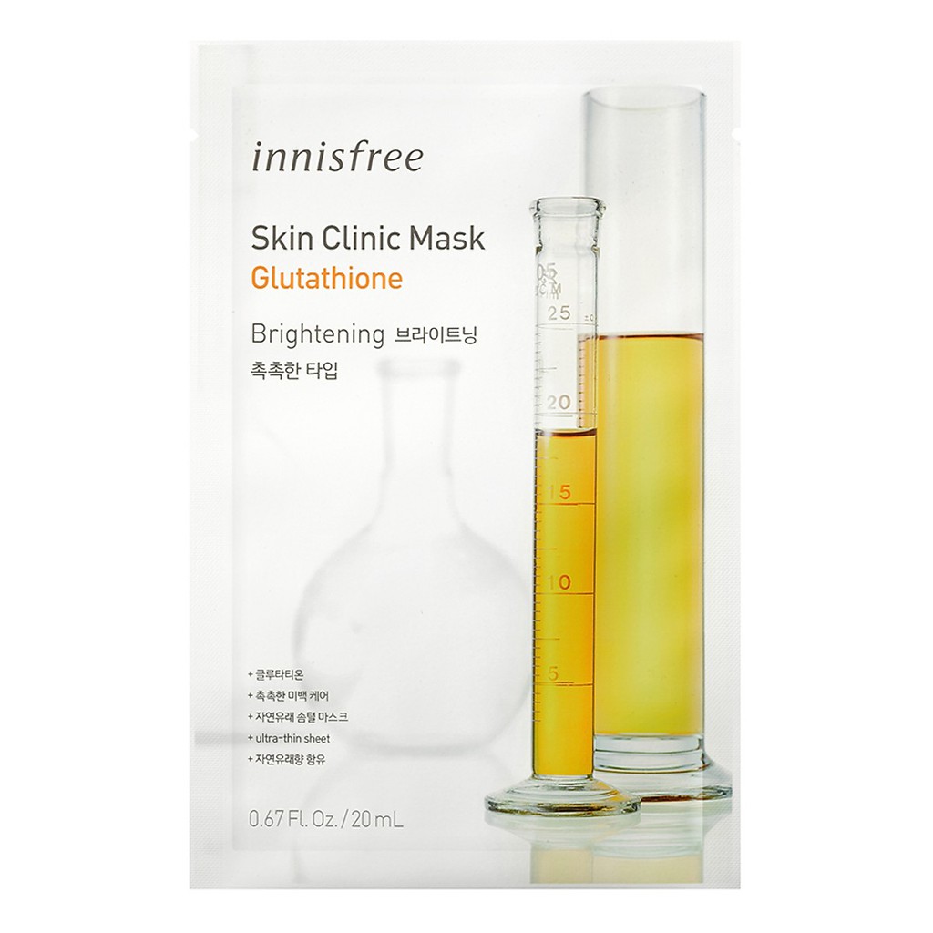 Mặt Nạ Glutathione Innisfree Skin Clinic Mask Glutathione 20ml 1 Miếng131171474