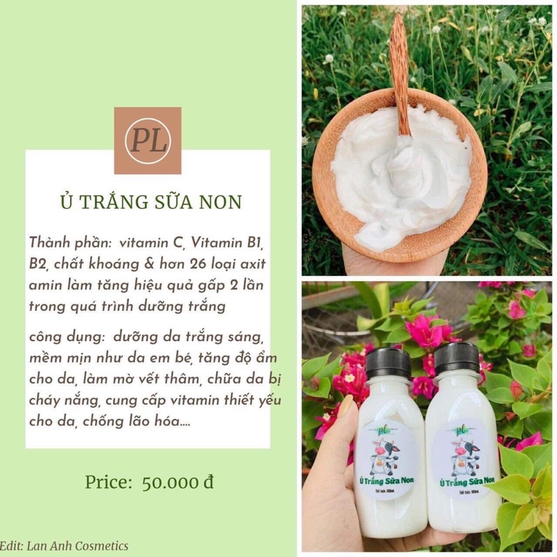 2 Ủ trắng sữa non