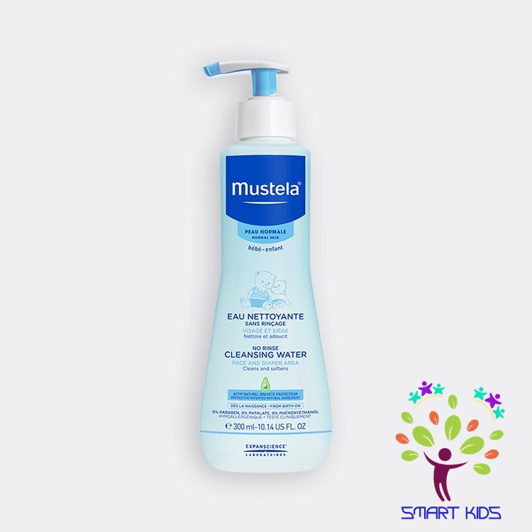 Gel tắm khô Mustela Nước Làm Sạch Không Cần Rửa Lại Mustela No Rinse Cleansing Water 300ml