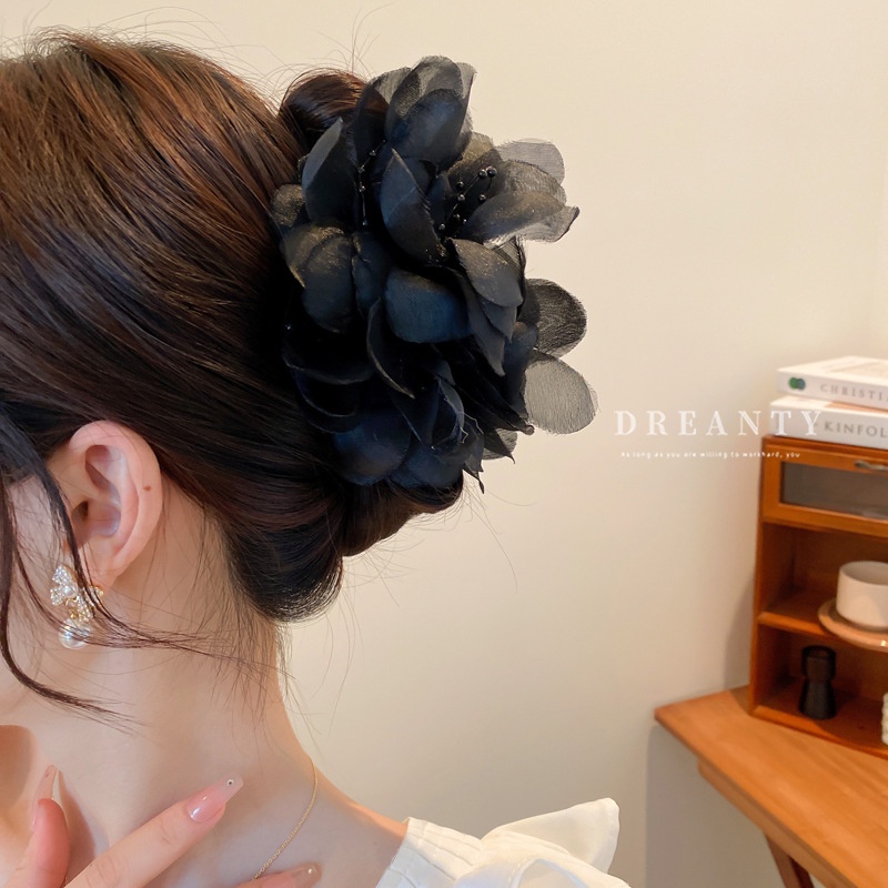 Kẹp Tóc Hình Bông Hoa Phong Cách Retro Thời Trang